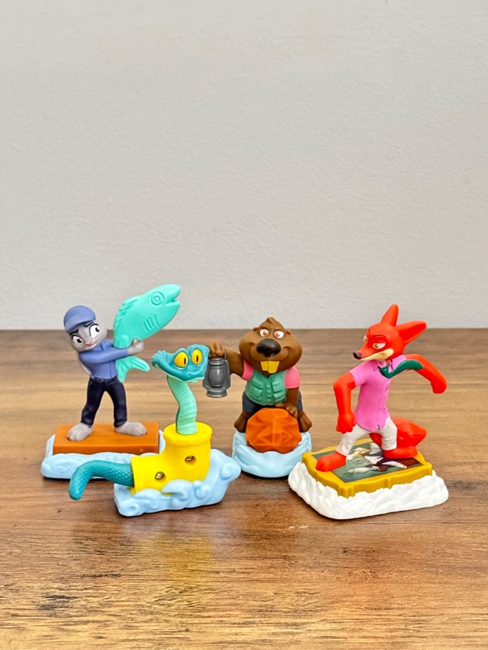 Disney ZOOTOPIA 2 McDonalds Happy Meal Toys Figures Nick Judy Nibbles Gary SET 4